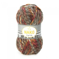 NAKO POPMIX KNITTING YARN - Thumbnail