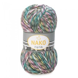 NAKO POPMIX KNITTING YARN - Thumbnail