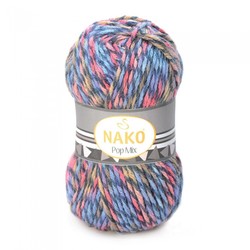 NAKO POPMIX KNITTING YARN - Thumbnail