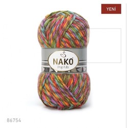 NAKO POPMIX KNITTING YARN - Thumbnail