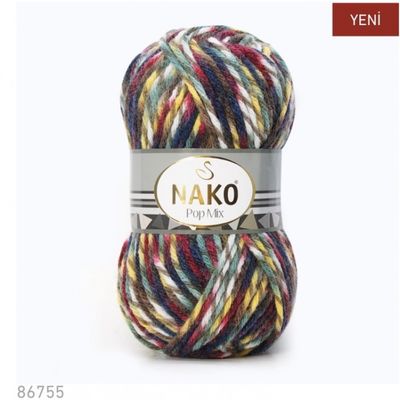 NAKO POPMIX KNITTING YARN