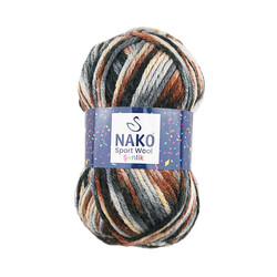 NAKO SPORT WOOL ŞENLİK ÖRGÜ İPİ 100 GR.120 MT. - Thumbnail