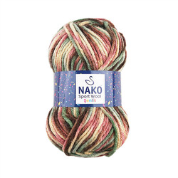 NAKO SPORT WOOL ŞENLİK ÖRGÜ İPİ 100 GR.120 MT. - Thumbnail