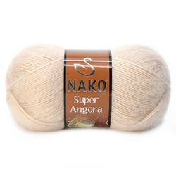 NAKO SUPER ANGORA KNITTING YARN - Thumbnail