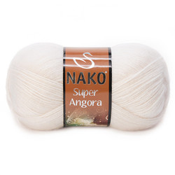 NAKO SUPER ANGORA KNITTING YARN - Thumbnail