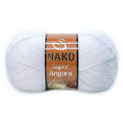 NAKO SUPER ANGORA KNITTING YARN - Thumbnail