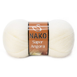 NAKO SUPER ANGORA KNITTING YARN - Thumbnail