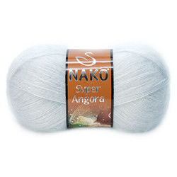 NAKO SUPER ANGORA KNITTING YARN - Thumbnail