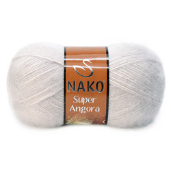 NAKO SUPER ANGORA KNITTING YARN - Thumbnail