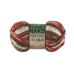 NAKO SUPER PEARL HIT JACQUARD KNITTING YARN - Thumbnail