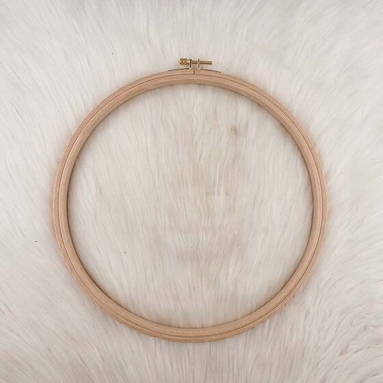 SIRIN SCREW WOOD EMBROIDERY HOOP 17 MM.NO:10 DIAMETER:28,5 CM