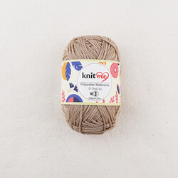 KNİT ME POLYESTER MACROME HAND KNITTING YARN NO:3 100 GR.125 MT. - Thumbnail