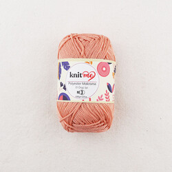 KNİT ME POLYESTER MACROME HAND KNITTING YARN NO:3 100 GR.125 MT. - Thumbnail