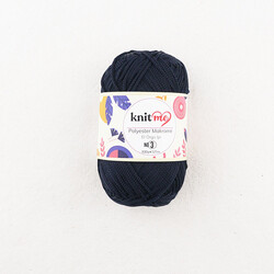 KNİT ME POLYESTER MACROME HAND KNITTING YARN NO:3 100 GR.125 MT. - Thumbnail