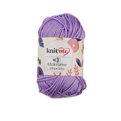 KNİT ME POLYESTER MACROME HAND KNITTING YARN NO:3 100 GR.125 MT. - Thumbnail