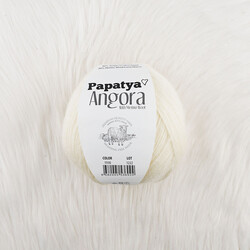 PAPATYA ANGORA EL ÖRGÜ İPİ 100 GR. 550 MT. - Thumbnail