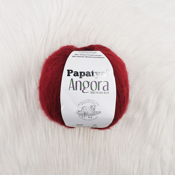 PAPATYA ANGORA EL ÖRGÜ İPİ 100 GR. 550 MT.