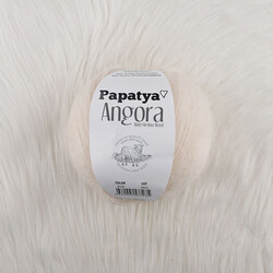 PAPATYA ANGORA EL ÖRGÜ İPİ 100 GR. 550 MT. - Thumbnail