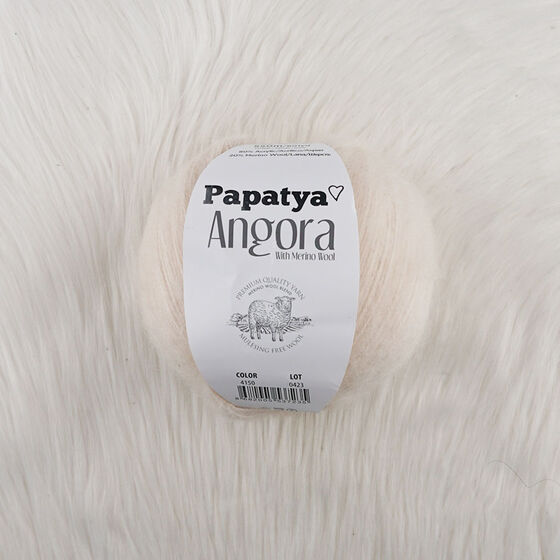 PAPATYA ANGORA EL ÖRGÜ İPİ 100 GR. 550 MT.