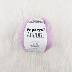 PAPATYA ANGORA EL ÖRGÜ İPİ 100 GR. 550 MT. - Thumbnail