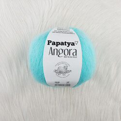 PAPATYA ANGORA EL ÖRGÜ İPİ 100 GR. 550 MT. - Thumbnail