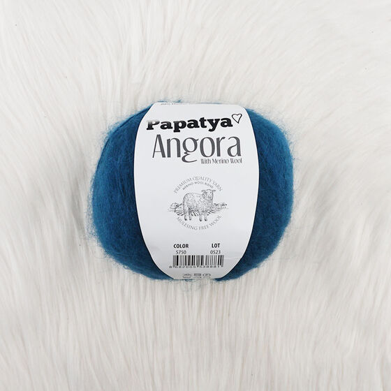 PAPATYA ANGORA EL ÖRGÜ İPİ 100 GR. 550 MT.