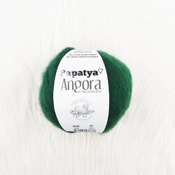 PAPATYA ANGORA EL ÖRGÜ İPİ 100 GR. 550 MT. - Thumbnail