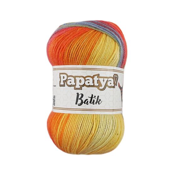 PAPATYA BATİK EL ÖRGÜ İPİ 100 GR. 360 MT.