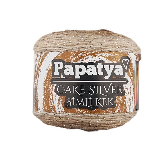 PAPATYA CAKE SİLVER EL ÖRGÜ İPİ 150 GR. 540 MT.