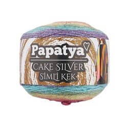 PAPATYA CAKE SİLVER EL ÖRGÜ İPİ 150 GR. 540 MT. - Thumbnail