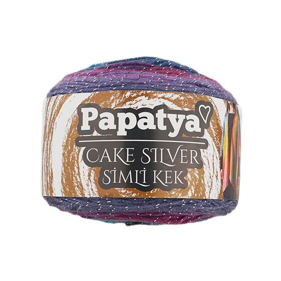 PAPATYA CAKE SİLVER EL ÖRGÜ İPİ 150 GR. 540 MT.