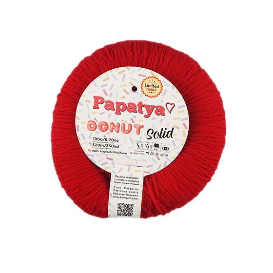 PAPATYA DONOUT SOLİD EL ÖRGÜ İPİ 190 GR. 320 MT.