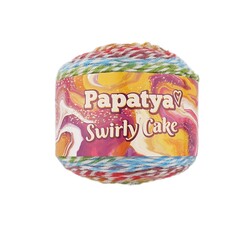 PAPATYA SWİRLY CAKE EL ÖRGÜ İPİ 150 GR. 240 MT. - Thumbnail