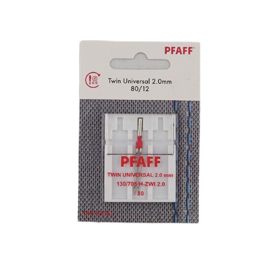 PFAFF MAKİNE İĞNESİ ÇİFT BAŞLI 2 MM.NO:12-821286096