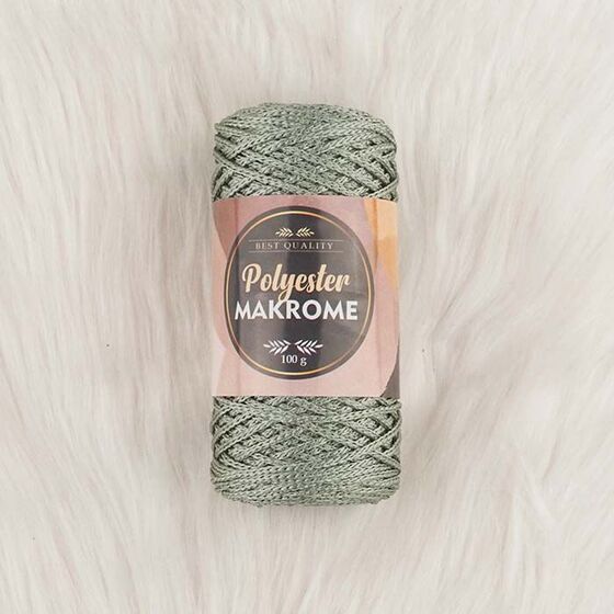 POLYESTER MACROME HAND KNITTING YARN NO:3 100 GR.