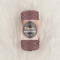 POLYESTER MACROME HAND KNITTING YARN NO:3 100 GR. - Thumbnail