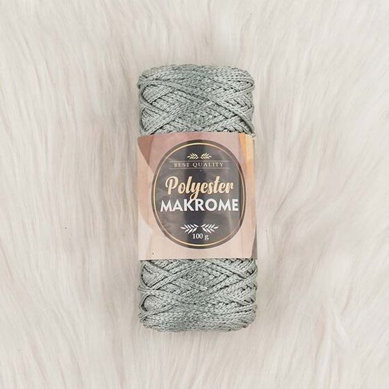 POLYESTER MACROME HAND KNITTING YARN NO:3 100 GR.