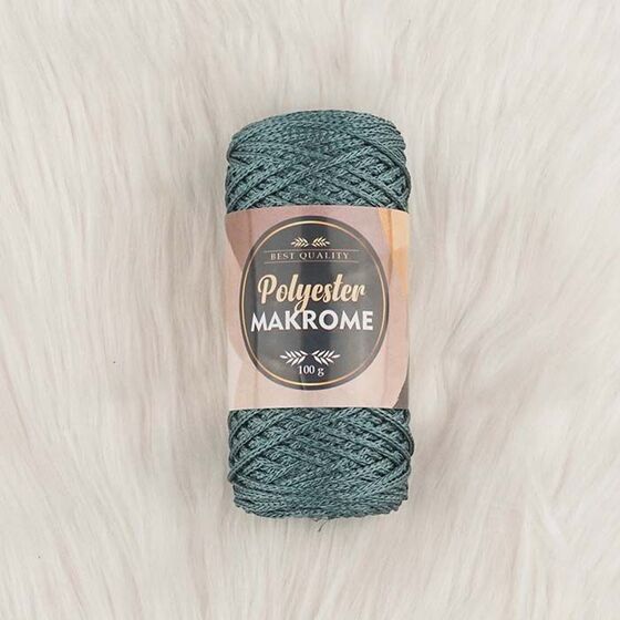 POLYESTER MACROME HAND KNITTING YARN NO:3 100 GR.