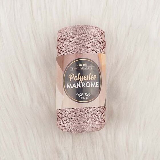 POLYESTER MACROME HAND KNITTING YARN NO:3 100 GR.