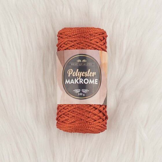 POLYESTER MACROME HAND KNITTING YARN NO:3 100 GR.