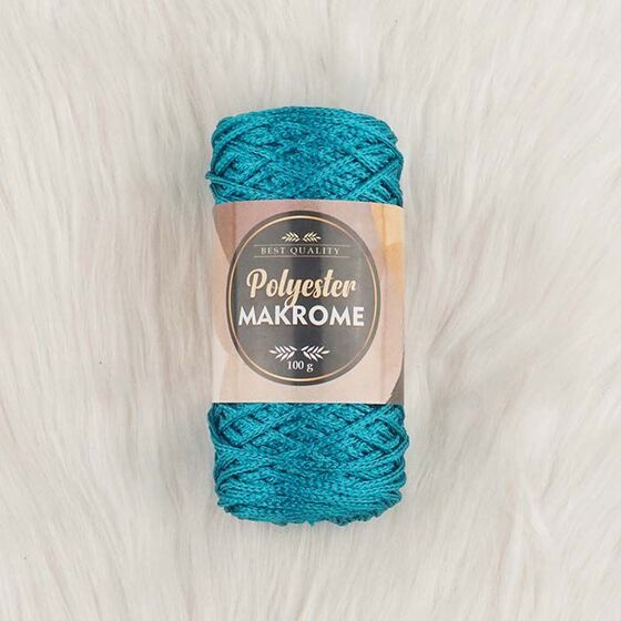 POLYESTER MACROME HAND KNITTING YARN NO:3 100 GR.