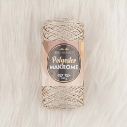 POLYESTER MACROME HAND KNITTING YARN NO:3 100 GR. - Thumbnail