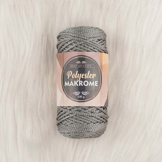 POLYESTER MACROME HAND KNITTING YARN NO:3 100 GR.