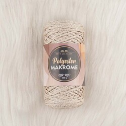 POLYESTER MACROME HAND KNITTING YARN NO:3 100 GR. - Thumbnail