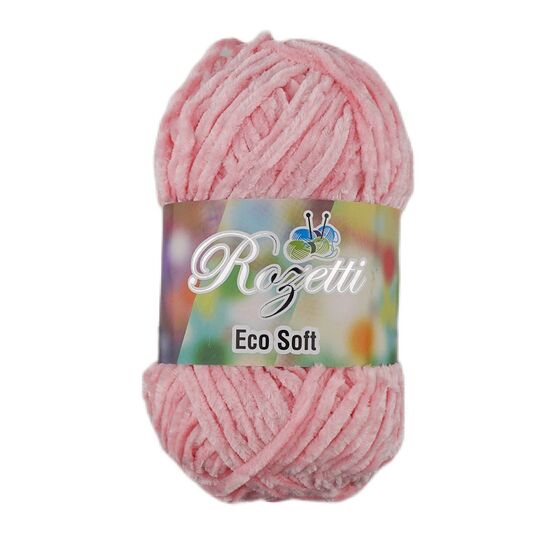 ROZETTİ ECO CHENİLLE ÖRGÜ İPİ 100 GR.120 MT. AÇIK PEMBE