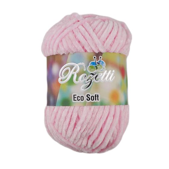 ROZETTİ ECO CHENİLLE ÖRGÜ İPİ 100 GR.120 MT. BEBE PEMBE