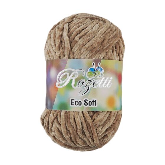 ROZETTİ ECO CHENİLLE ÖRGÜ İPİ 100 GR.120 MT. CAMEL