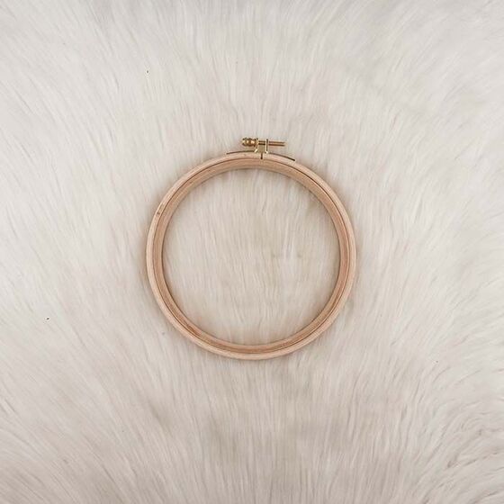 SIRIN SCREW WOOD EMBROIDERY HOOP 17 MM.NO:3 DIAMETER:16.5 CM