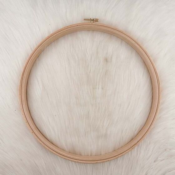 SIRIN SCREW WOOD EMBROIDERY HOOP 26 MM.NO:11 DIAMETER:31.5 CM