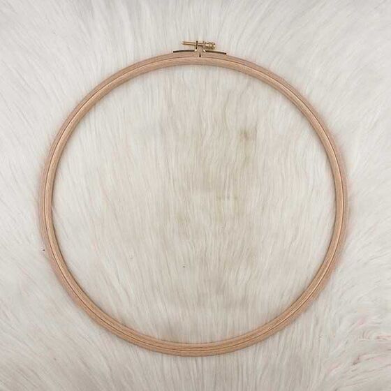 SIRIN SCREW WOOD EMBROIDERY HOOP 8 MM.NO:10 202 DIAMETER: 27,5 CM